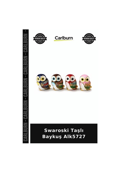 Özel Üretim Hediyelik Dekoratif Şık Swaroski Taşlı Baykuş Alk5727