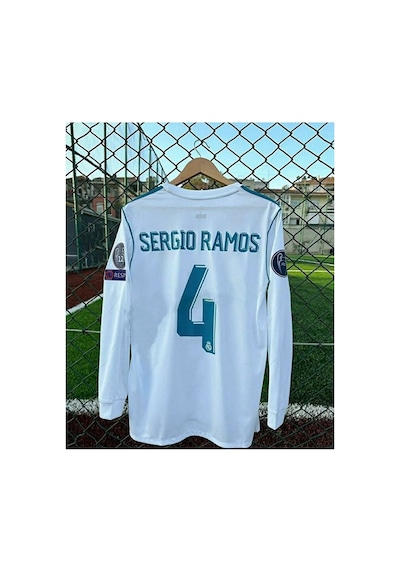 Real Madrid 2018 Kiev Şampiyonlar Ligi Finali Sergio Ramos Formas Beyaz