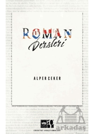 Roman Dersleri Ötüken Neşriyat Alper Çeker