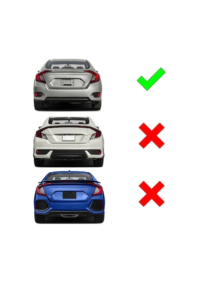 Honda Civic Fc5 Arka Sis Lambası Ledli 3 Çizgili Kırmızı