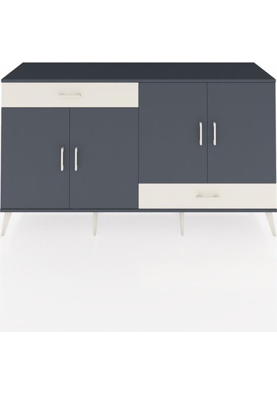 Hyperion Konsol 5 Raflı 2 Çekmeceli 4 Kapaklı 176x44x99 Antrasit- Antrasit-antrasit/aytaşı Hyperion Konsol 5 Raflı 2 Çekmeceli 4 Kapaklı 176x44x99 Antrasit- Antrasit-antrasit/aytaşı