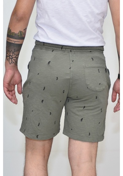 Superfly Erkek 20615 Men Sweat Short Koyu Haki 2061510 Siyah