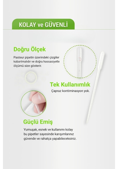 Pastör Pipet 3 Ml Paket/ 50 Adet