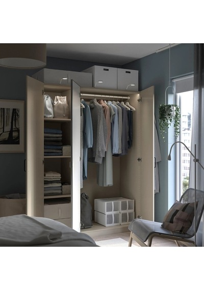 Ikea Bej Şık Kapaklı Gardırop