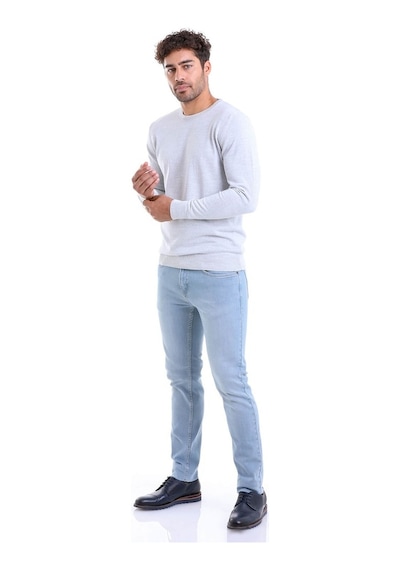 Hatemoğlu Erkek Gri Regular Fit Yünlü Düz Bisiklet Yaka Triko Ka Açık Gri (556720362) Açık Gri Hatemoğlu Erkek Gri Regular Fit Yünlü Düz Bisiklet Yaka Triko Ka Açık Gri (556720362) Açık Gri