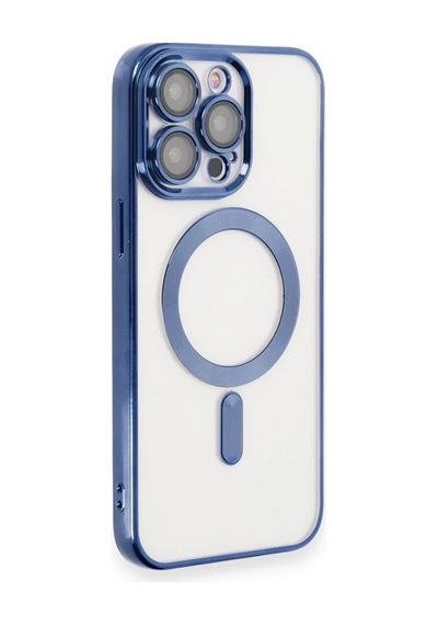 Apple Uyumlu iPhone 15 Pro Uyumlu Kılıf Kross Magneticsafe Kapak - Lacivert