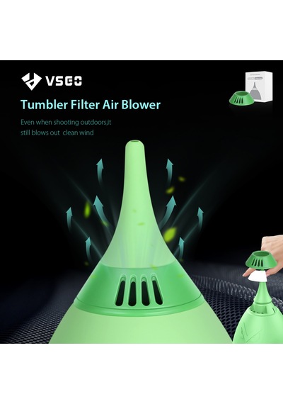 Vsgo Tumbler Kamera Hava Üfleyici / Air Blower Green