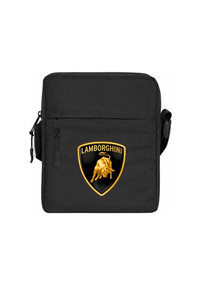 Lamborghini Classic Siyah Omuz Çantası