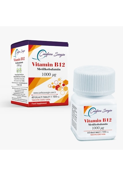Canfeza Sezgin Vitamin B12 Metilkobalamin 60 Tablet