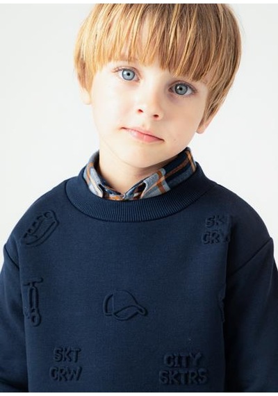 Mayoral Erkek Çocuk Sweatshirt 04454 Lacivert
