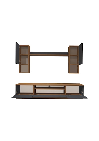 Decoraktiv Trio 5das Mdf Tv Ünitesi Tv Sehpası Ceviz - Antrasit
