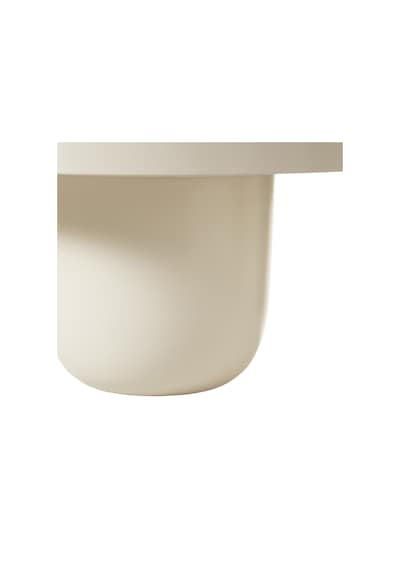 Mudo Home Nexa Abajur 44 Cm Krem Beyaz