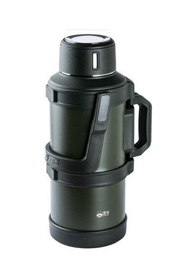 Tantitoni Okadı Outdoor Yeşil Kulplu Paslnmz Çelik Termos 5 Lt Haki