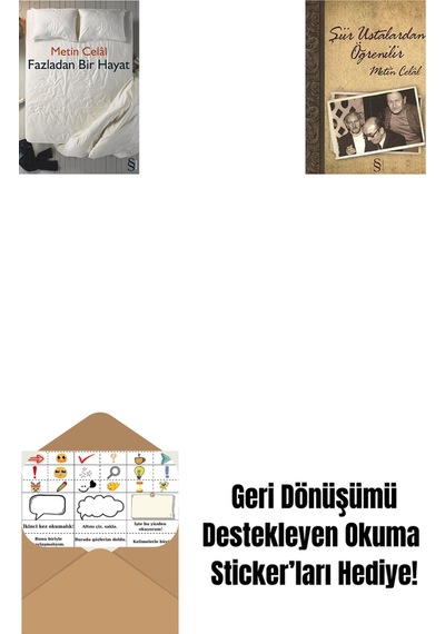 Fazladan Bir Hayat + Şiir Ustalardan Öğrenilir + Okuma Sticker'ları
