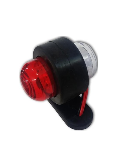 Takoz Lambası Mini 4 Ledli Kırmızı-beyaz Kablolu