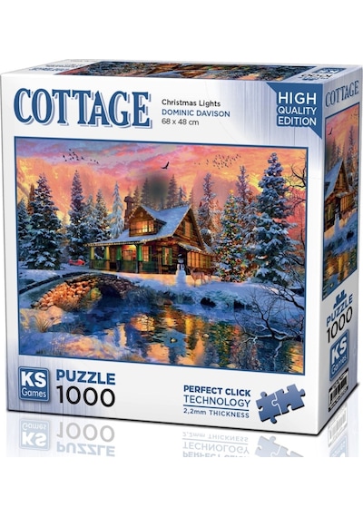 Ks Games 1000 Parça Noel Işıkları Puzzle