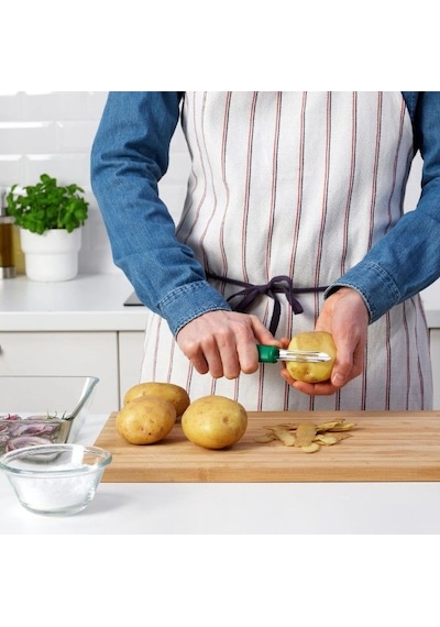 Ikea Uppfylld Meyve Ve Sebze Soyacağı 17,5 Cm Yeşil Krom Çok Renkli