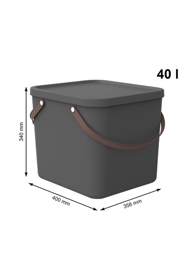 Albula Modern Depolama Kutusu 40l Antrasit