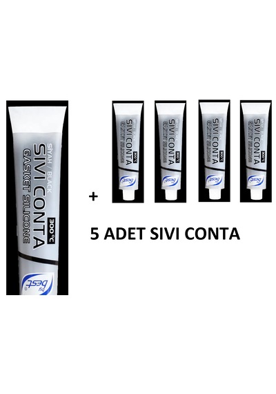 Bybest Sıvı Conta 45 Gr Siyah 5 Adet