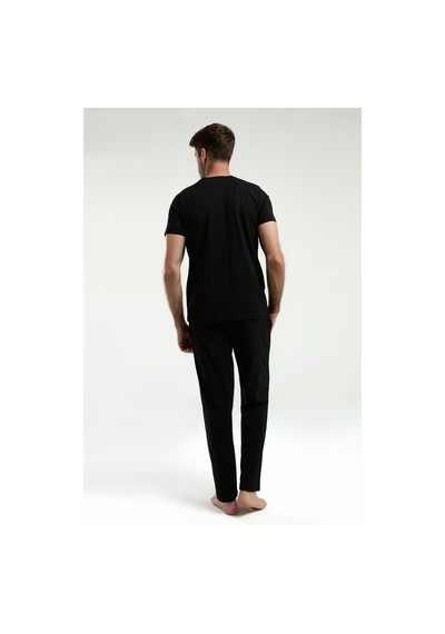 Arnetta Erkek Siyah Pijama Takımı Ar3336-s-v2 Siyah
