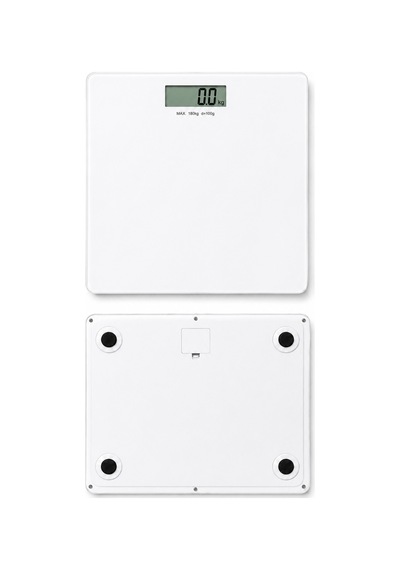 180 Kg Dijital Cam Baskül Elektronik Tartı Lcd Ekranlı Sıcaklık Göstergeli Hassas Vücut Tartısı Beyaz