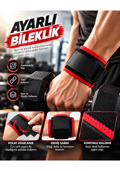 Bileği Kavrayan Ayarlı Bileklik Geniş Bantlı Cırt Cırtlı Rahat Kullanım Diğer