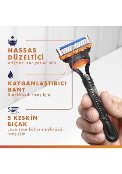 Gillette Uefa Champions League Special Edition Gillette Fusion5 Erkekler İçin Tıraş Makinesi
