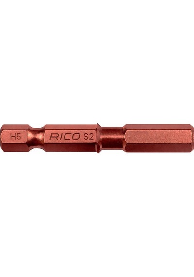 Rıco 1/4 H5 Allen Bits Uç Mıknatıslı Kırmızı 50 Mm