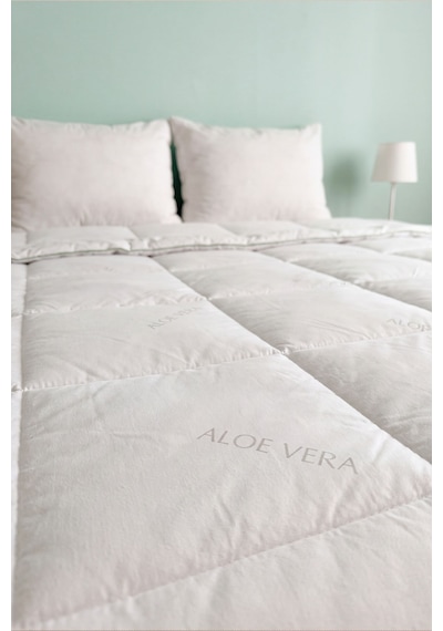 Aloevera Çift Kişilik Yorgan 195x215 Cm Beyaz