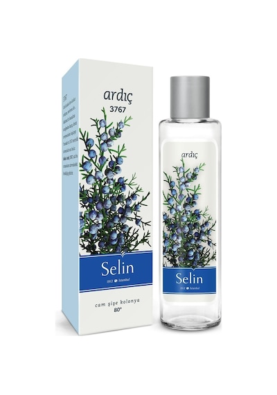 Selin 80 Derece Ardıç Parfümlü Kolonya Cam Şişe 180 ML