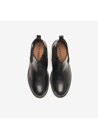 Nero Black Bot Erkek 9825 Exton Soft Chelsea Boot siyah