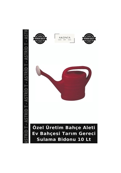 Özel Üretim Bahçe Aleti Ev Bahçesi Tarım Gereci Sulama Bidonu 10 Lt
