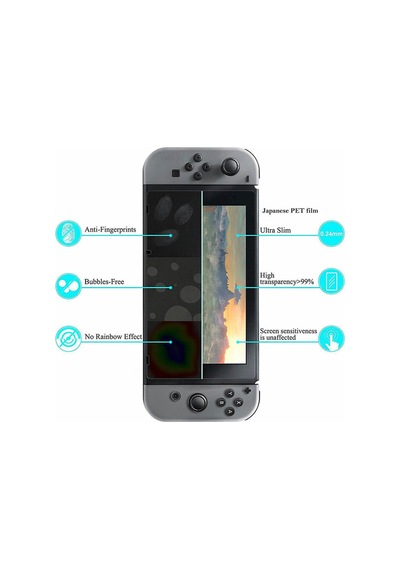 Hori Nintendo Switch Kırılmaz Cam 9H Hard Ekran Koruyucu