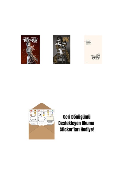 The Girl With The Gun + Fink Ciltli + Garanti Karantina + Okuma Sticker'ları