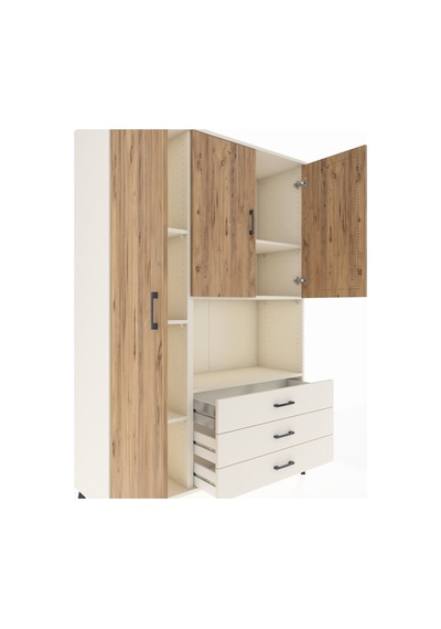 Hyperion Dolap 6 Raflı 3 Çekmeceli 3 Kapaklı 132x44x195 Aytaşı-çam/aytaşı Atlas Çam/aytası Hyperion Dolap 6 Raflı 3 Çekmeceli 3 Kapaklı 132x44x195 Aytaşı-çam/aytaşı Atlas Çam/aytası