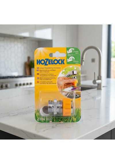 Hozelock İç Mekan Musluk Adaptörü 22 - 26