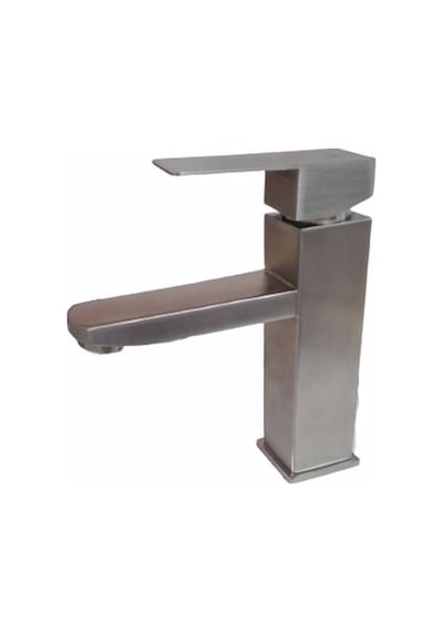 Fleko Inox Kare Lüx Lavabo Bataryası Ssc1-S4