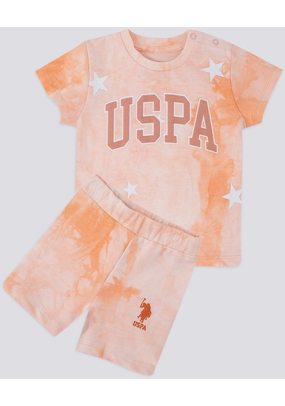 U.s. Polo 2li Takım T-shirt Somon-9617 Somon