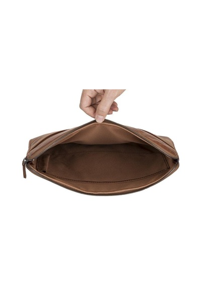 Awe Slim Deri Kahve 14inç Laptop / Apple Uyumlu MacBook Kılıf Kahve