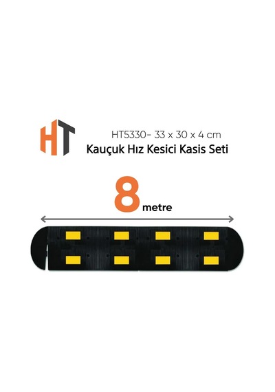 Kauçuk Hız Kesici Kasis Seti 8 Metre - Eko