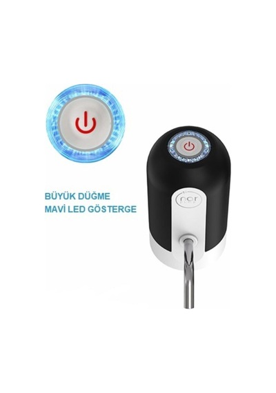 Şarjlı Damacana Pompası Beyaz Diğer