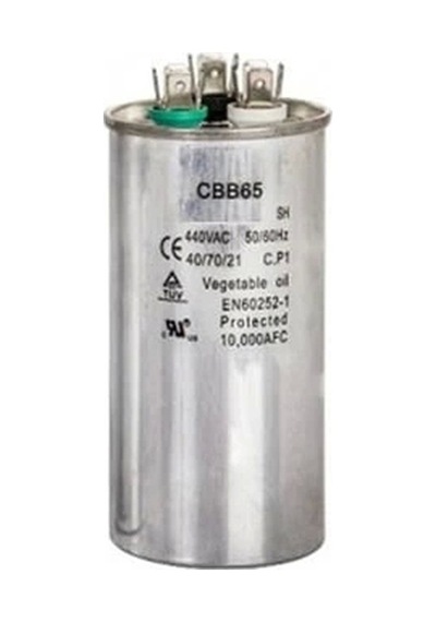 Kondansatör 30+1,5 Uf 450 Vac-50/60 Hz