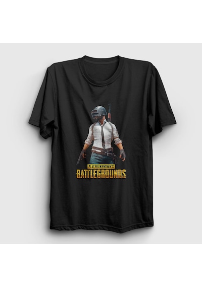 Presmono Unisex Cover Pubg T-shirt Siyah