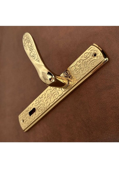 Özen Handles İmza Titanyum Zk19 Zamak Aynalı Oda Kapı Kolu 1 Takım