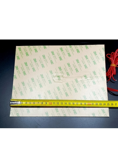 Sern Esnek Silikon Açık Büfe 25x20cm Yapışkanlı Termikli Isıtıcı Rezistans 650w R1035