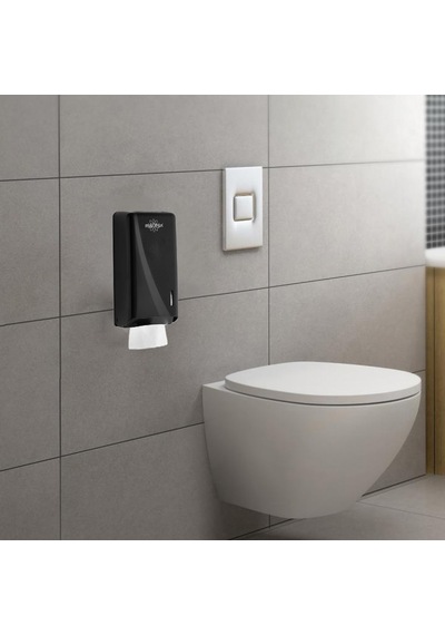 Rulopak Tekçek  Maxi Tuvalet Kağıdı Dispenseri Siyah