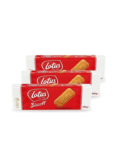 Lotus Biscoff Karamelize Bisküvi 250 Gr X 3 Adet
