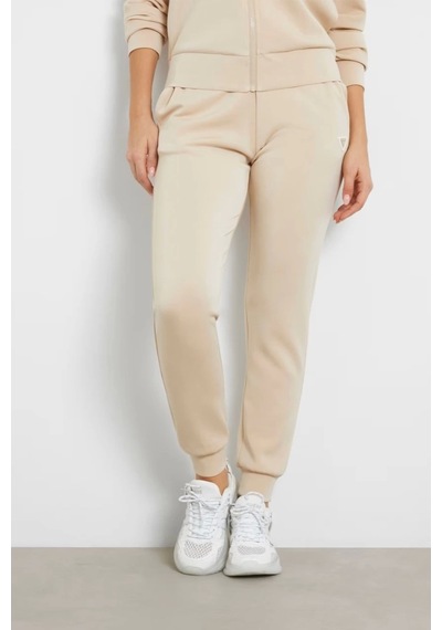 Guess Kadın Normal Bel Jogger Pantolon Bej