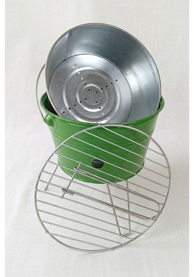 Küçük Katlanabilir Metal Piknik Izgara Mangal Barbekü Yeşil