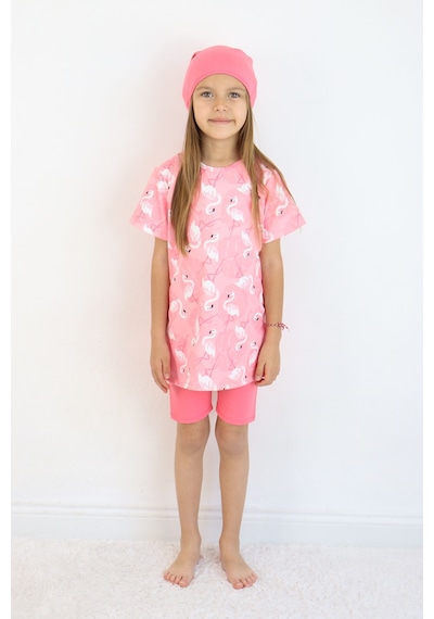 Lyraxkids Kız Çocuk Bisiklet Yaka Etekli Mayo Ve Tayt Bone Dahildir. Açık Pembe Lyraxkids Kız Çocuk Bisiklet Yaka Etekli Mayo Ve Tayt Bone Dahildir. Açık Pembe